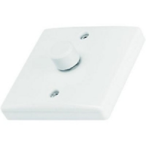 Wickes Dimmer Switch 1 Gang 2 Way 400W Slimline White £8.99