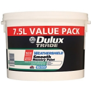 Dulux Trade Weathershield Smooth Brilliant White 7.5L