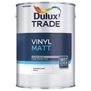 Dulux Trade Vinyl Matt Emulsion Paint Pure Brilliant White 5 £28.00
