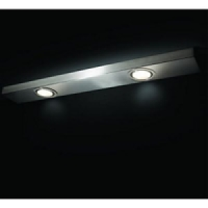 Wickes Melbourne Under Cabinet Twin Downlight Brushed Chrome £24.99