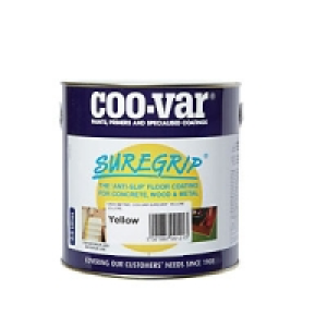 Coo-var Suregrip Anti-slip Floor Paint Yellow 2.5L £29.99