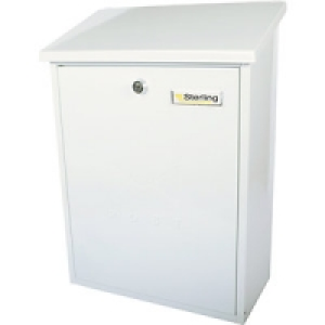Sterling MB04 Grand White Post Box