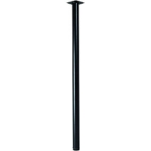 Wickes Round Furniture Leg Black 32x800mm