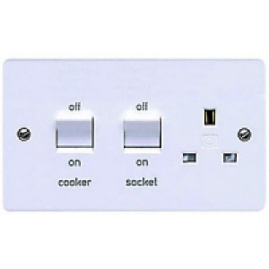 MK 45A Double Pole Cooker Switch & Socket K5060PPK £15.75