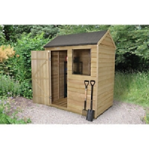 Wickes Overlap Pressure Treated Reverse Apex Shed 6 x 4