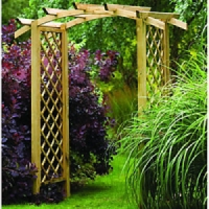 Forest Garden Elgar Arch 1.2x2.57x1.87m Natural