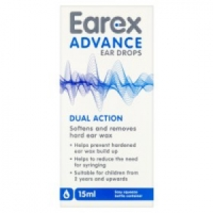 Asda Earex Advance Ear Wax Removal Drops 15ML