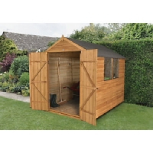 Wickes Overlap Dip Treated Apex Shed Double Doors 6 x 8 &pound;299.99