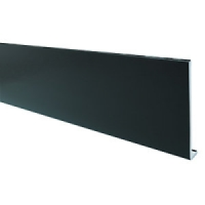 Wickes PVCu Black Fascia Board 4 Pack 9x225x4000mm