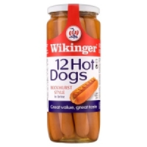Wikinger 12 Hot Dogs Bockwurst Style in Brine 1030g (case)