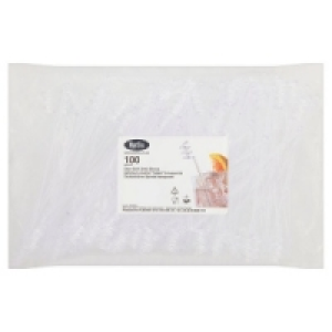 Plastico 100 Clear Swirl Drink Stirrers