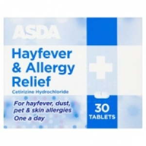 Asda Asda Asda Hayfever & Allergy Relief Tablets 30 Pack