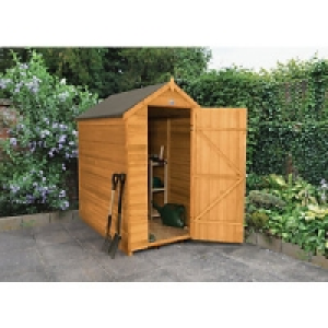 Wickes Overlap Dip Treated Apex Shed No Windows 4 x 6 &pound;189.99