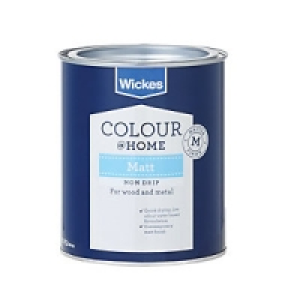 Wickes Non-drip Matt Paint Brilliant White 750ml £11.99