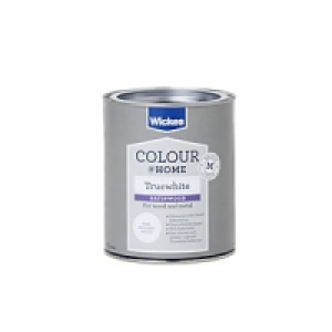 Wickes Truewhite Satinwood Paint Pure Brilliant White 750ml £11.99