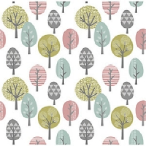 Contour Trees Decorative Wallpaper Multi &pound;12.99