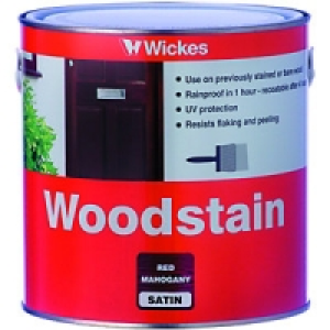 Wickes Woodstain Red Mahogany 2.5L £11.49