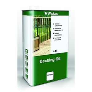 Wickes Decking Oil 5L Natural Oak £14.99