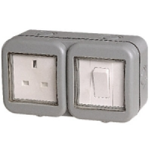Masterplug 13A Unswitched Socket & Switch 1 Gang WPB21 &pound;8.99
