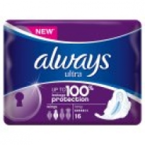 Always ultra long plus with wings &pound;2.45