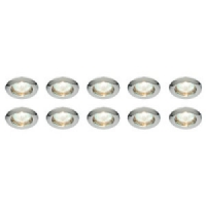 Saxby Classic Fixed Downlight Chrome 10 Pack