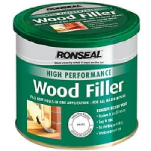 Ronseal High Performance Wood Filler White 275g £6.99