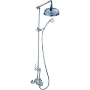 Wickes Enchanted Thermostatic Shower Mixer With 8in Shower H