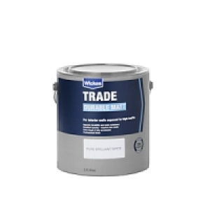 Wickes Trade Durable Matt Emulsion Paint Pure Brilliant Whit £31.99