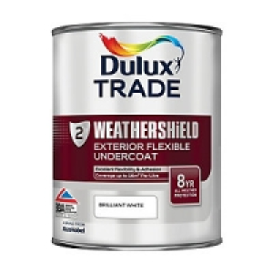 Dulux Trade Weathershield Exterior Flexible Undercoat Paint  £19.92