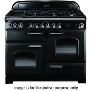 Rangemaster Classic Deluxe 110 Ceramic Cranberry/Brass