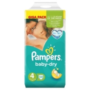 Pampers Baby Dry Size 4 Giga Pack 120 Nappies