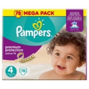Pampers Premium Protection Active Fit Size 4 Mega Box 78 Nap