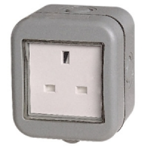 Masterplug IP55 13A Unswitched Socket 1 Gang WPB23 £5.49