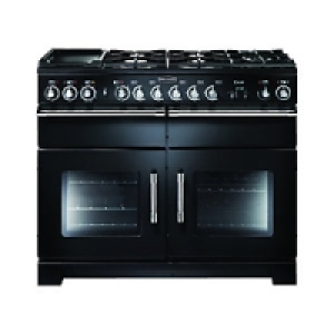 Rangemaster Excel 110 Dual Fuel Cooker Black & Chrome £2.19
