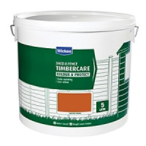 Wickes Shed & Fence Timbercare Chestnut Brwn 5L &pound;2.49