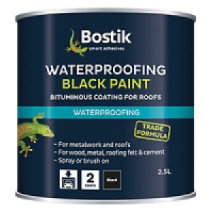 Bostik General Purpose Bituminous Black Paint 2.5L