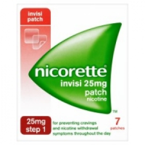 25mg Nicotine Invisi Patch Step 1 £13.00
