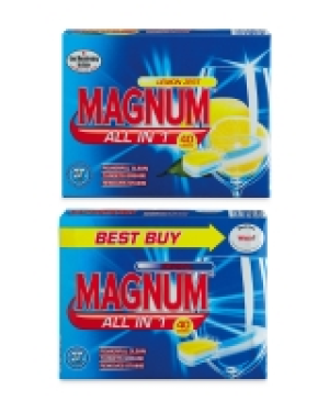 Magnum All-in-One Dishwasher Tablets £3.79