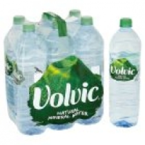 Volvic natural mineral water. &pound;3.35