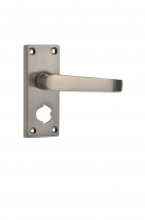 Wickes Toronto Victorian Straight Privacy Handle Satin Nicke £10.80