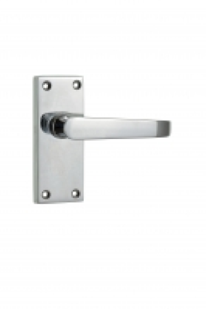 Wickes New York Victorian Straight Latch Handle Set Chrome F £10.68