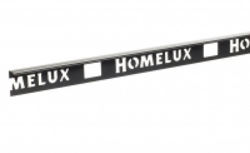 Homelux 8mm Metal Straight Edge Gun Metal Tile Trim £15.99