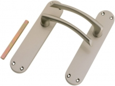 Wickes Dante Latch Handle Satin Nickel Finish
