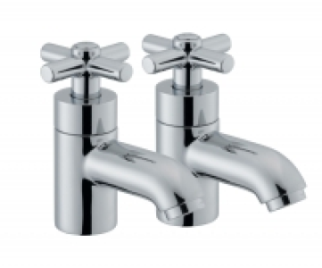 Wickes Anvil Bath Taps Chrome