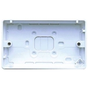 MK Surface Mounted Box Double 30mm K2142RPWH