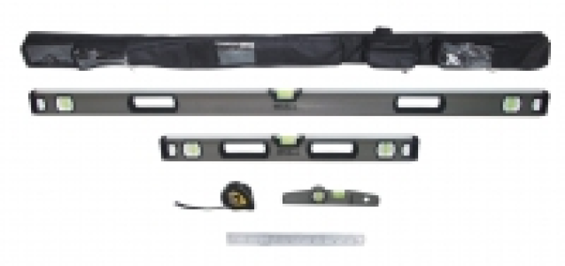 Wickes 5 Piece Level & Measuring Tool Set