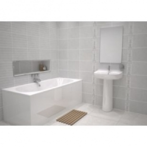 Richmond Light Grey Scored 275 x 360mm Tile Pk 10