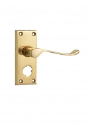 Wickes Paris Victorian Scroll Privacy Handle Polished Brass