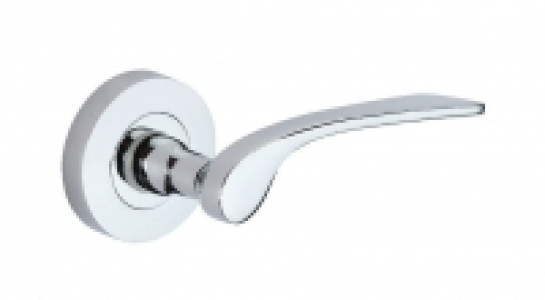 Wickes Ciro Round Rose Handle Set Polished Chrome Finish 3 P £27.79