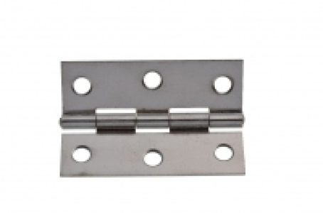 Wickes Butt Hinge Chrome Plated 63mm 20 Pack